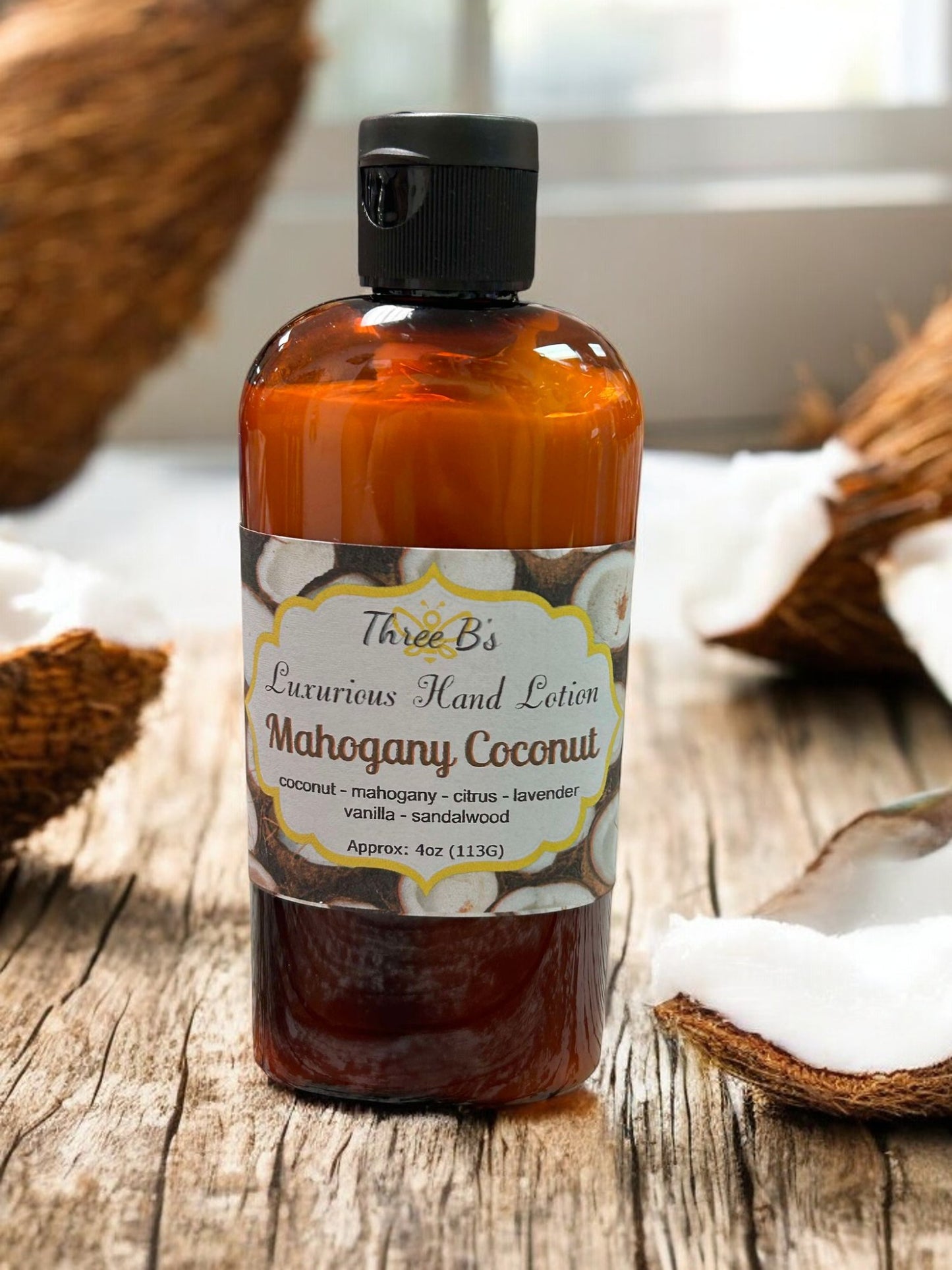 Mahogany Coconut - Luxurious Hand Lotion