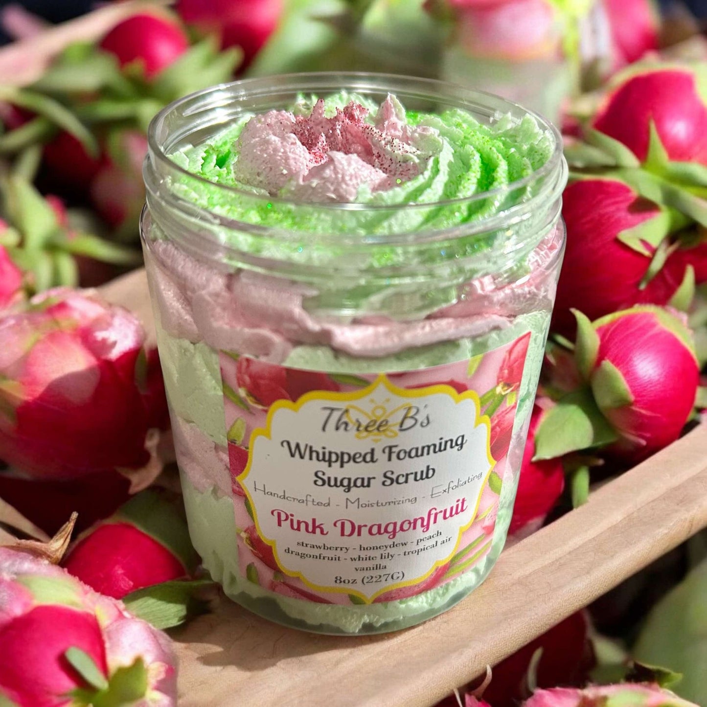 Pink Dragonfruit - Whipped Foaming Sugar Scrub