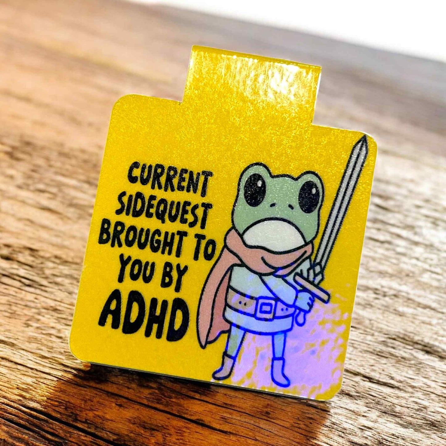 Magnetic Bookmark - ADHD Frog