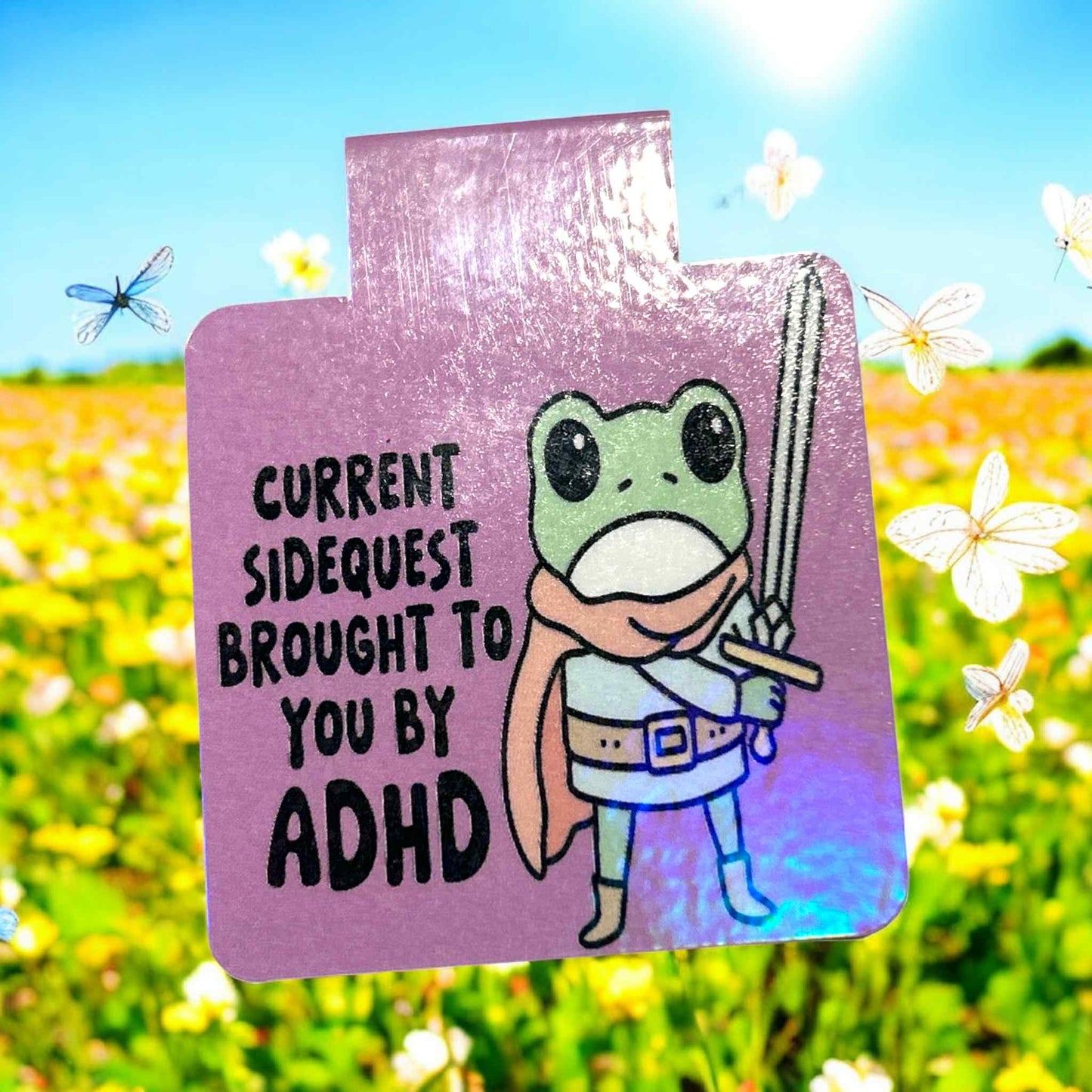 Magnetic Bookmark - ADHD Frog