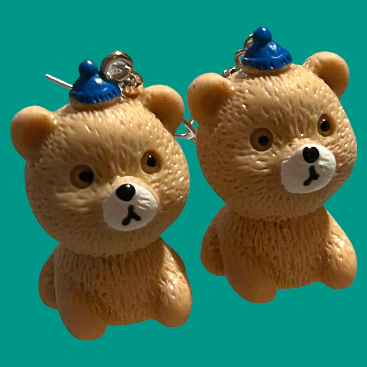 Bear Hat - Novelty Earring