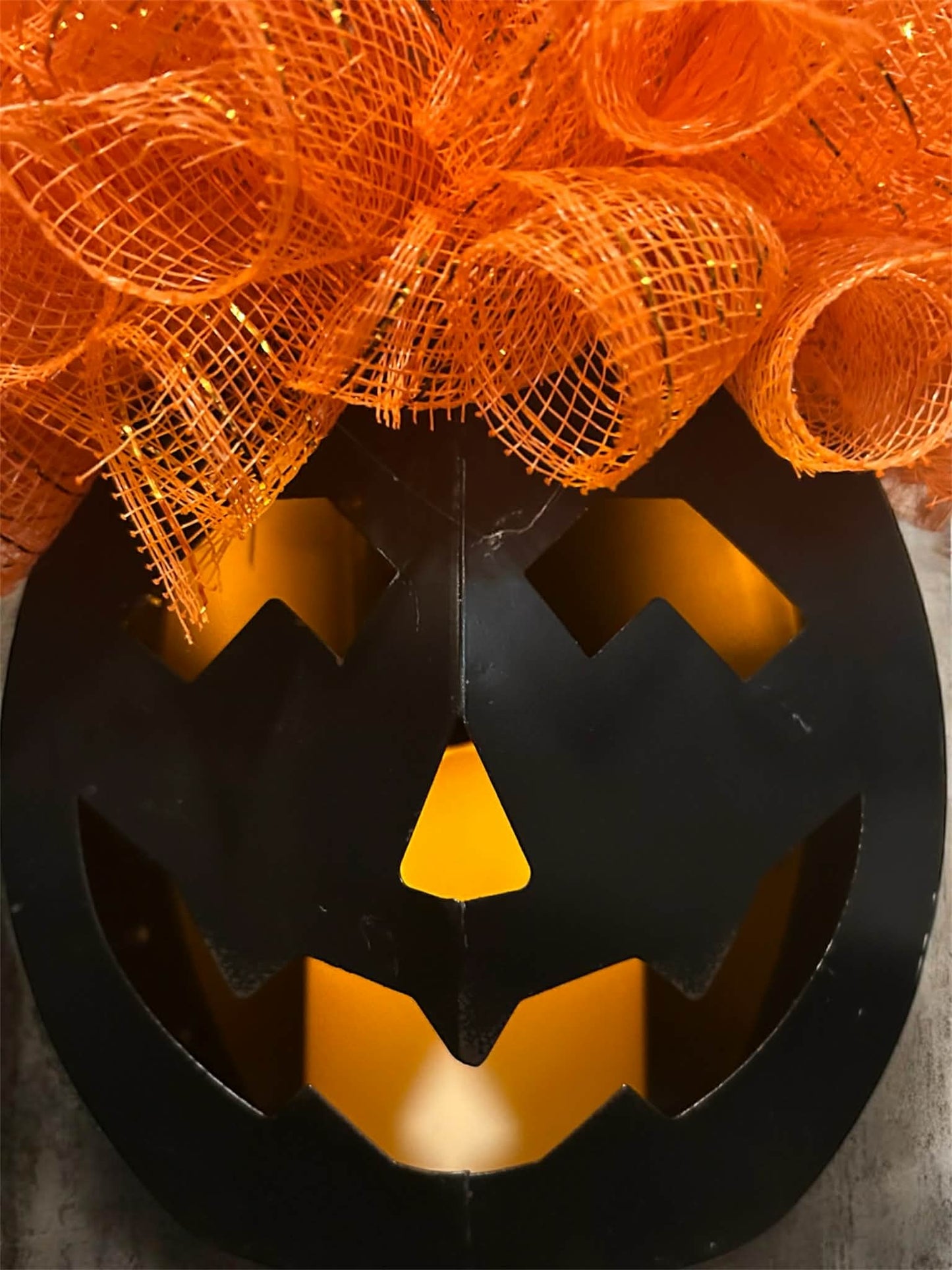 Black Pumpkin Ghost