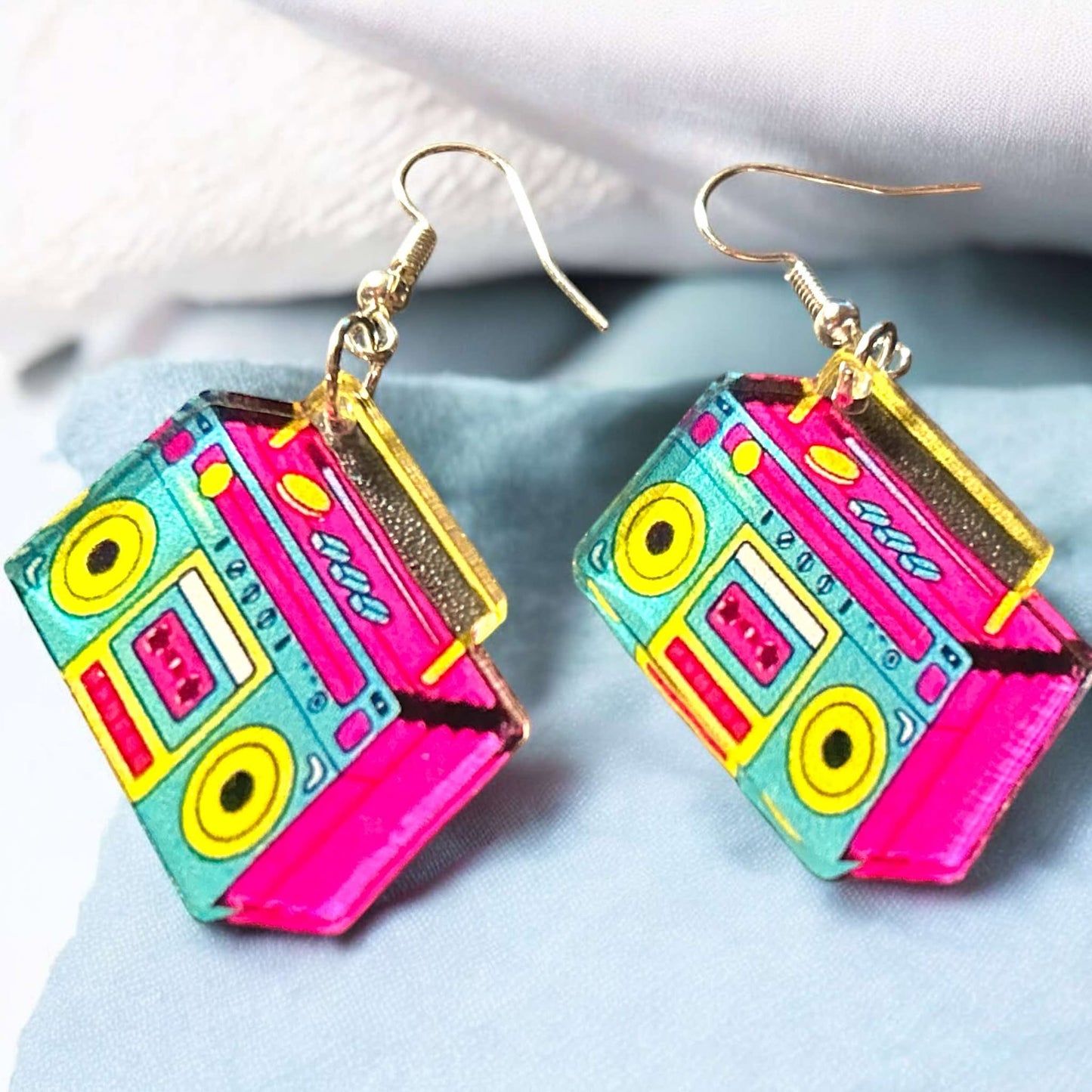 Boom Box Small - Novelty Earring