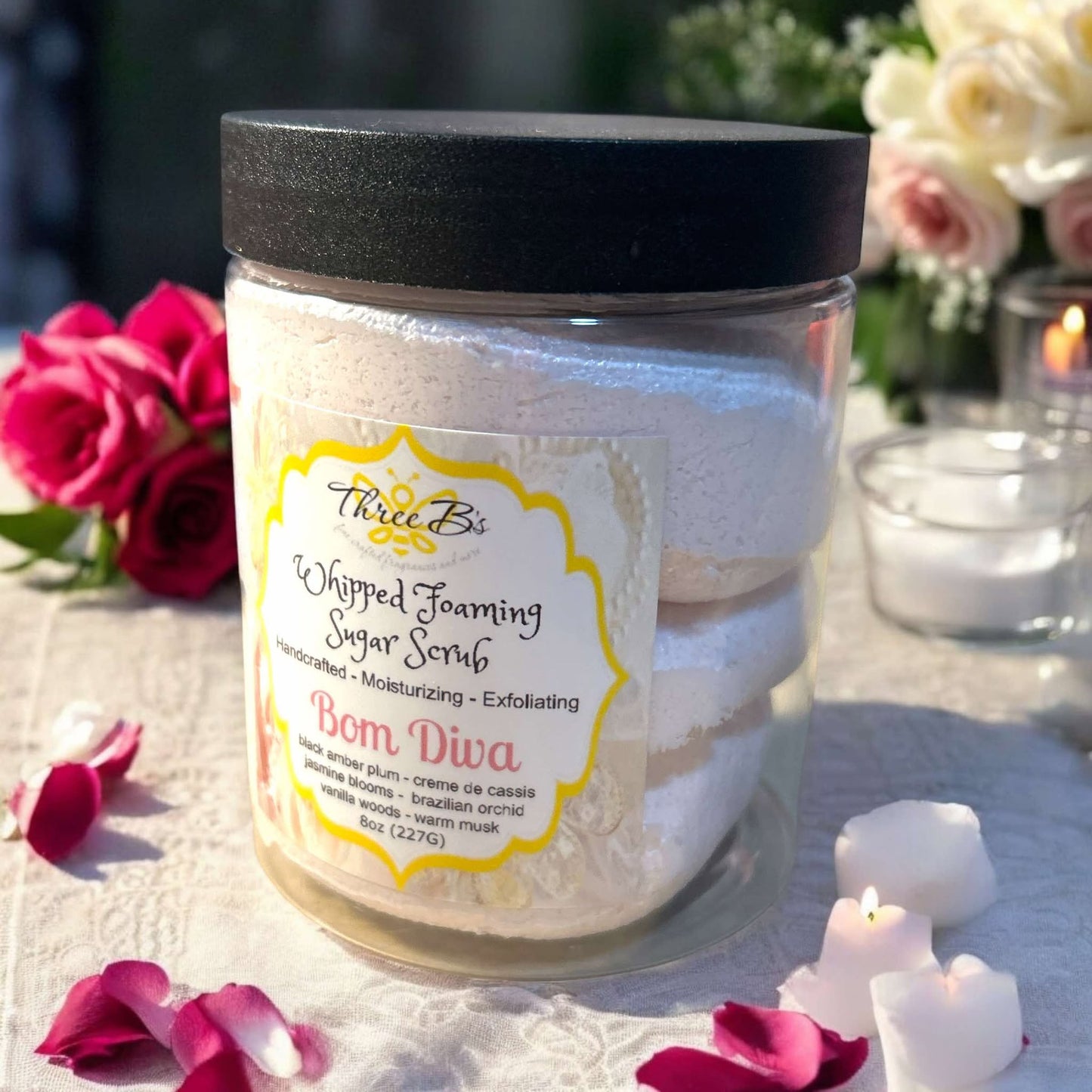 Bom Diva 8oz - Whipped Foaming Sugar Scrub