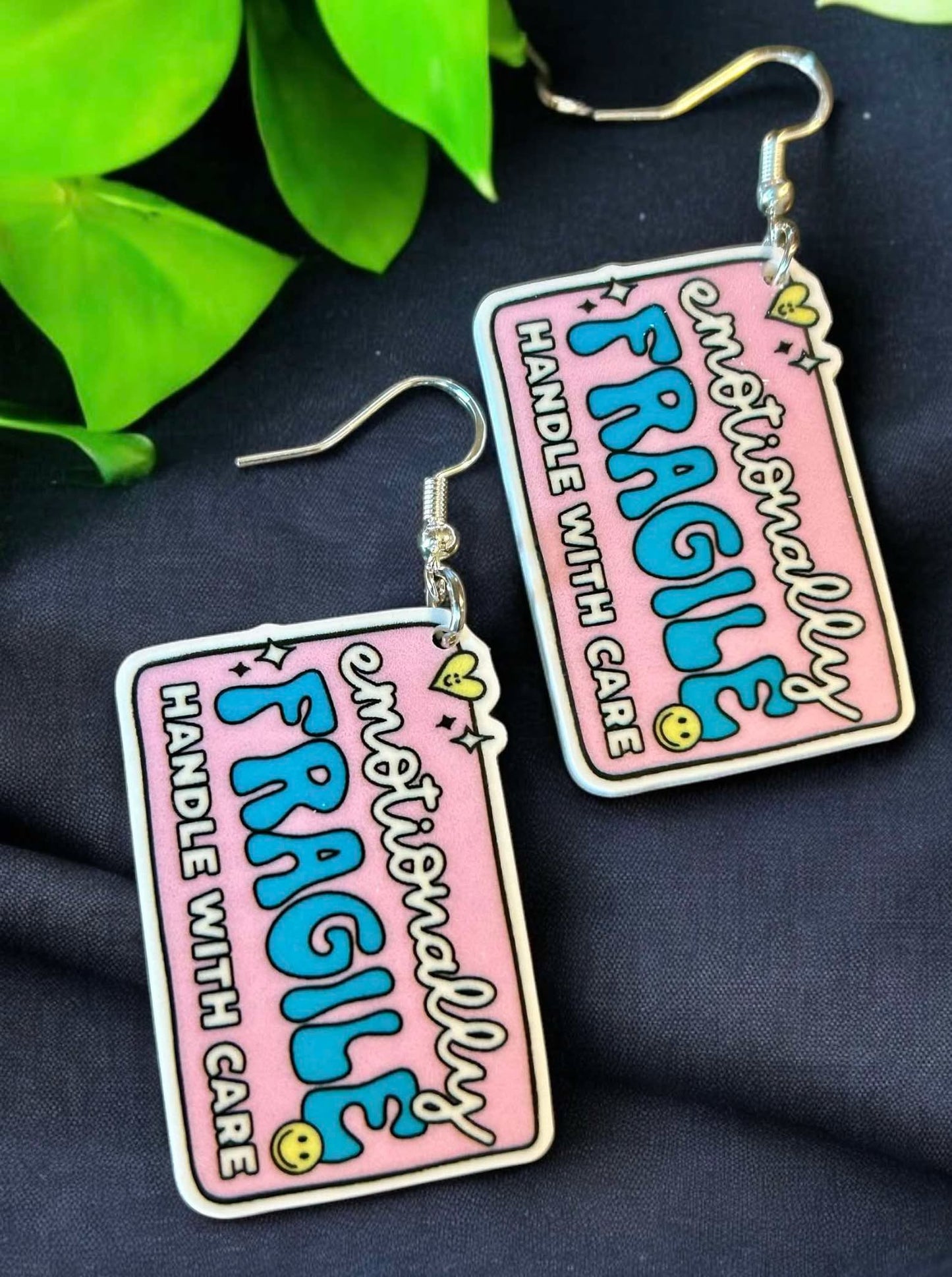 Emotionally Fragile - Novelty Earring