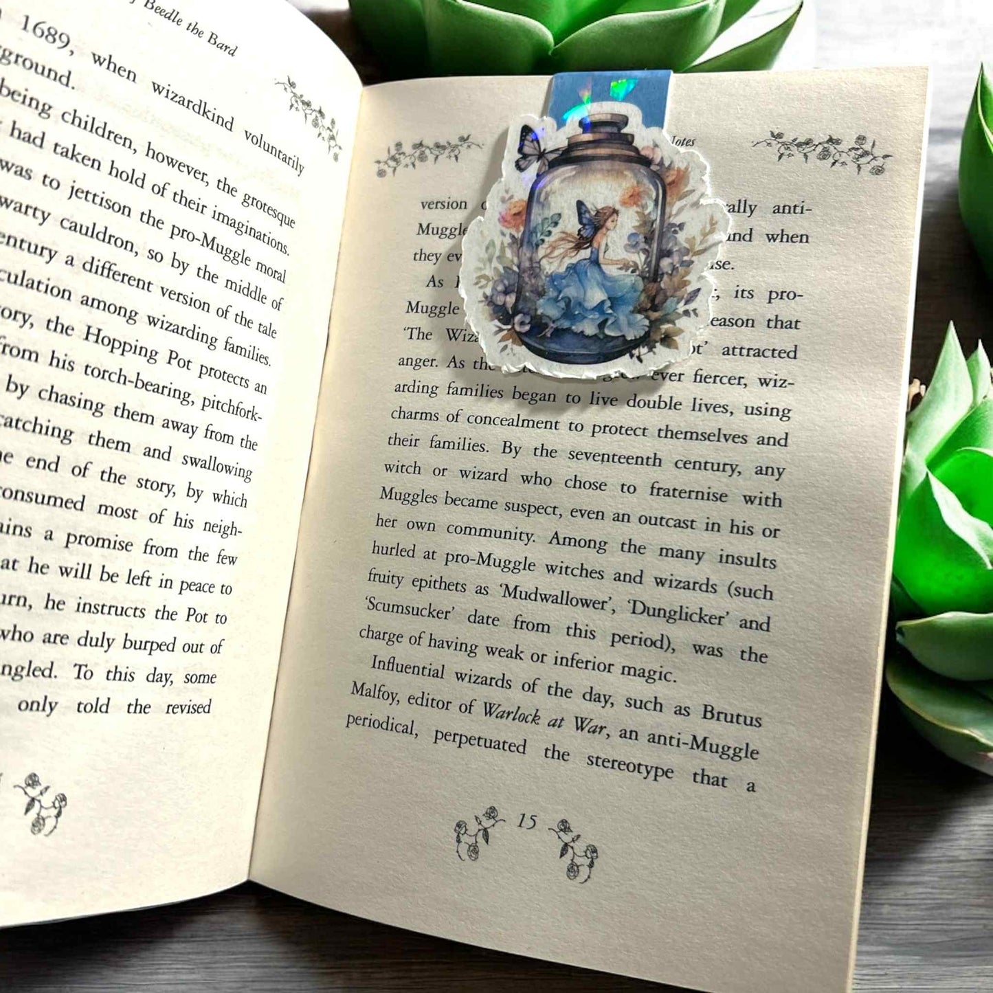 Magnetic Bookmark - Fairy Jar
