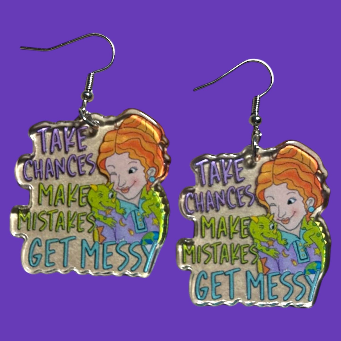 Get Messy - Novelty Earring