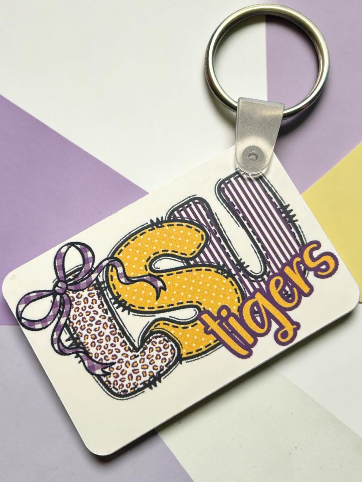 Printed Keychain - Tigers Bow