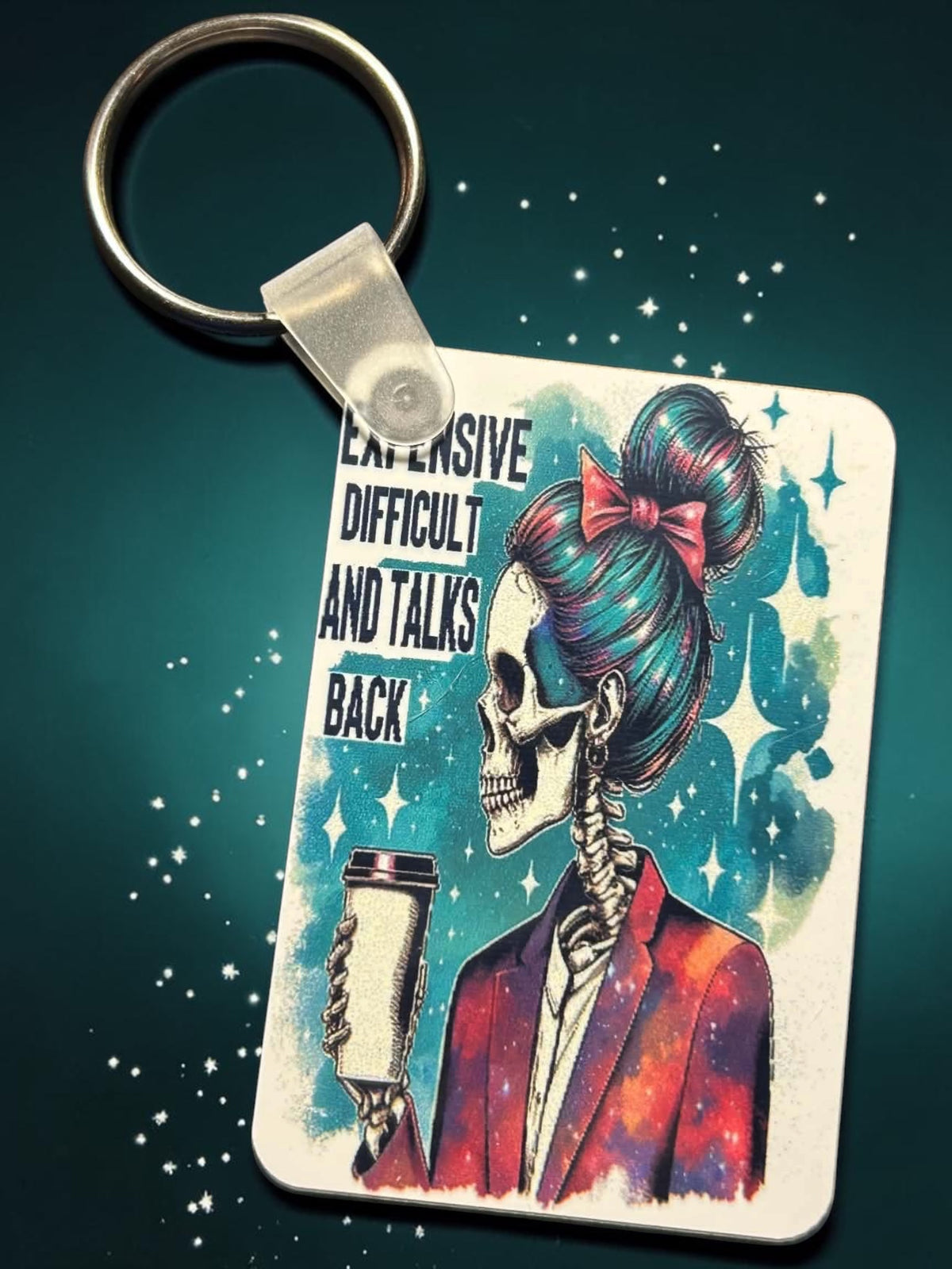 Printed Keychain - Expensive Difficult