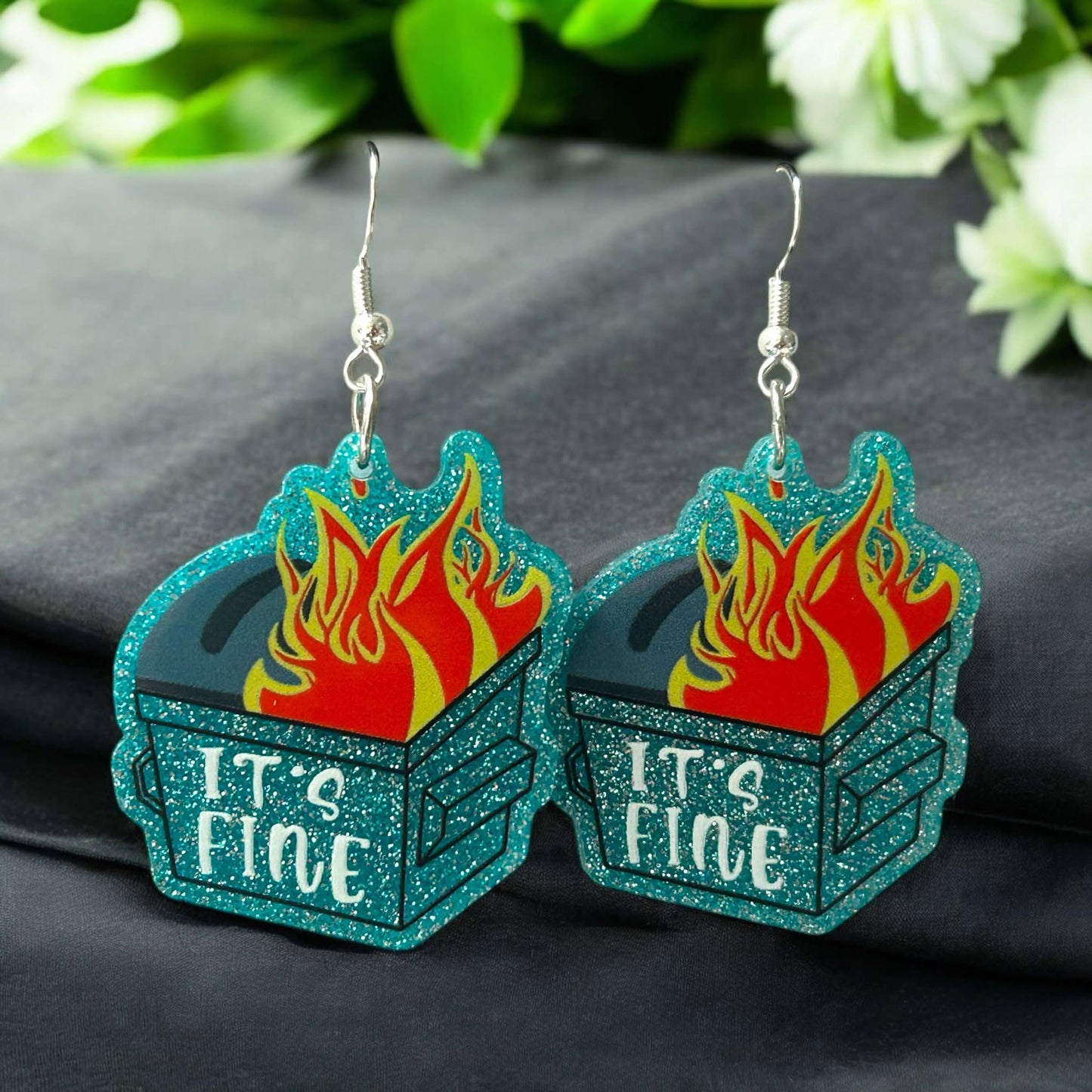 It's Fine - Novelty Earring