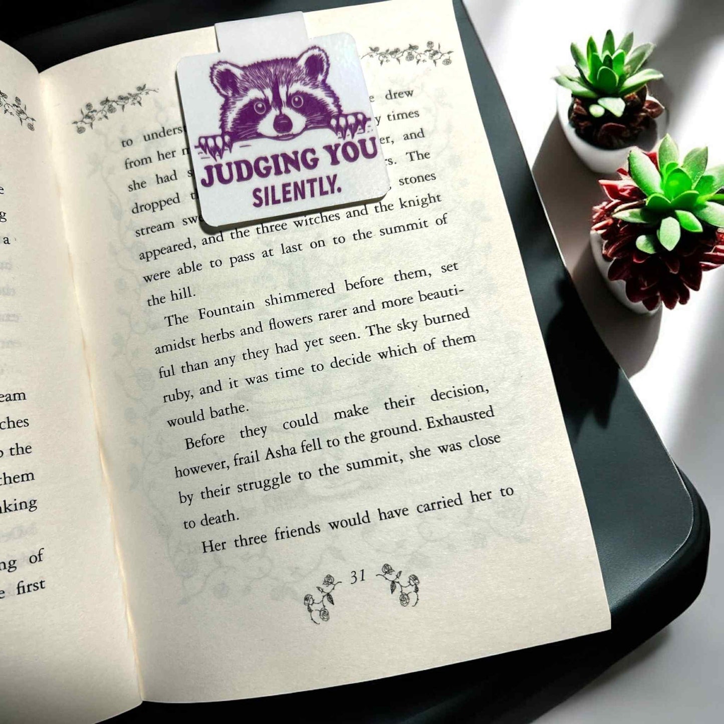 Magnetic Bookmark - Judging You