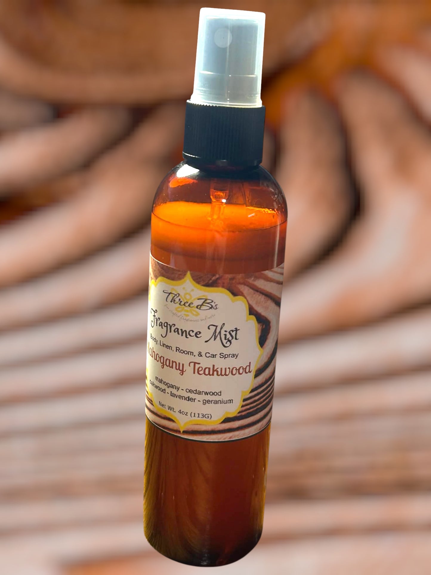 Mahogany Teakwood - 4oz Fragrance Mist