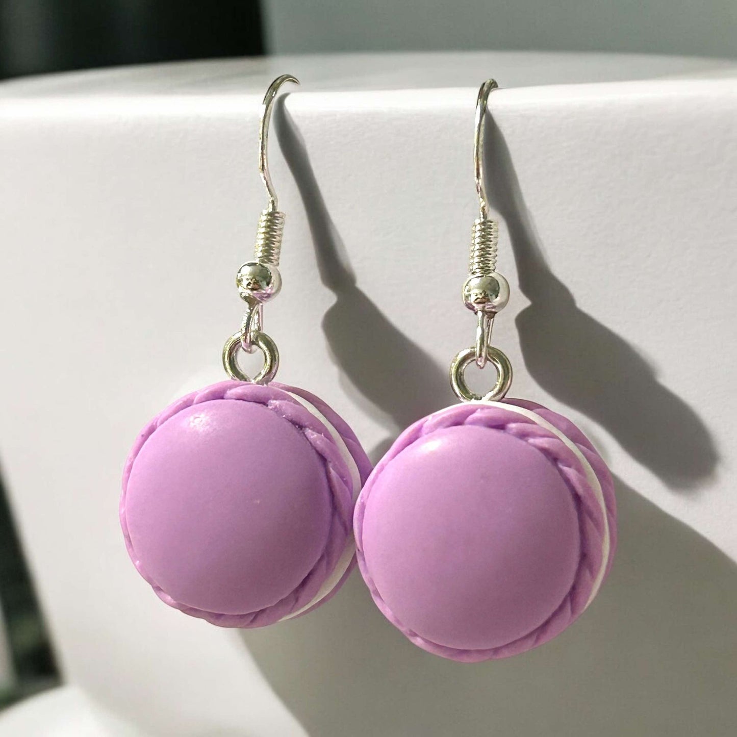 Purple Mini Macaroon - Novelty Earring