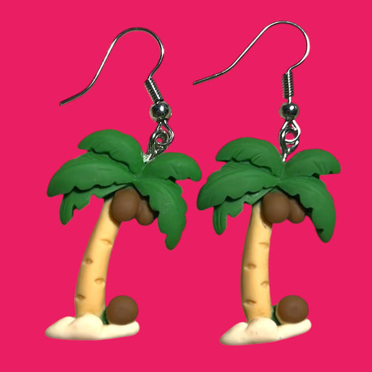 Palm Tree - Novelty Earring