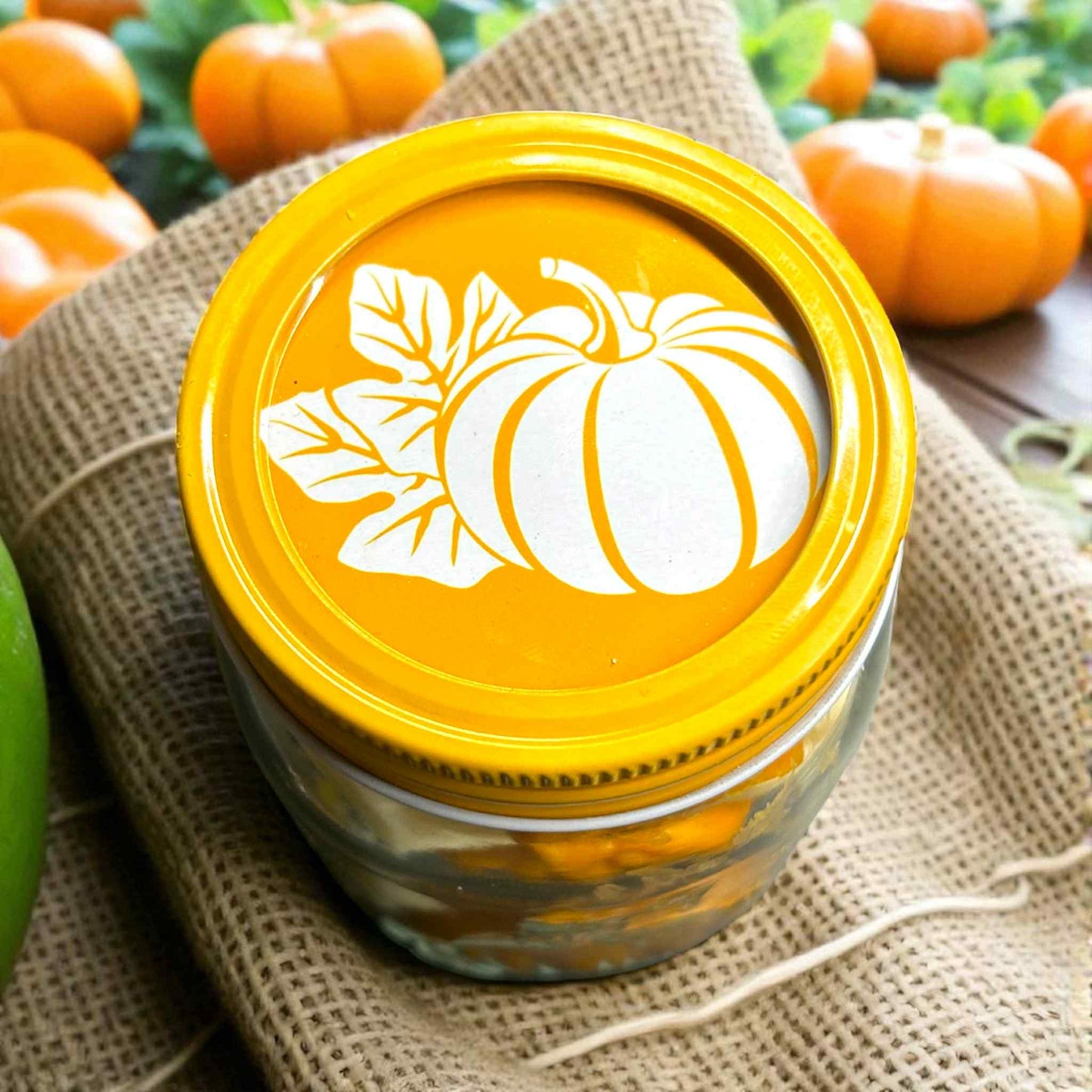 Decorative Wax Container - Pumpkin Spice Latte Jar