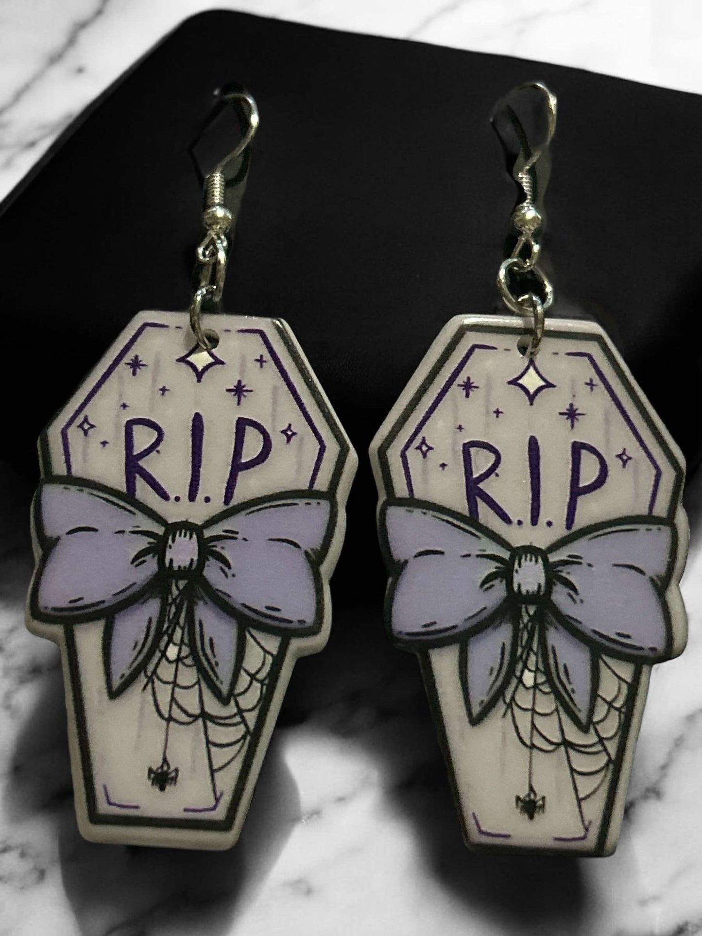 RIP Coffin - Novelty Earring