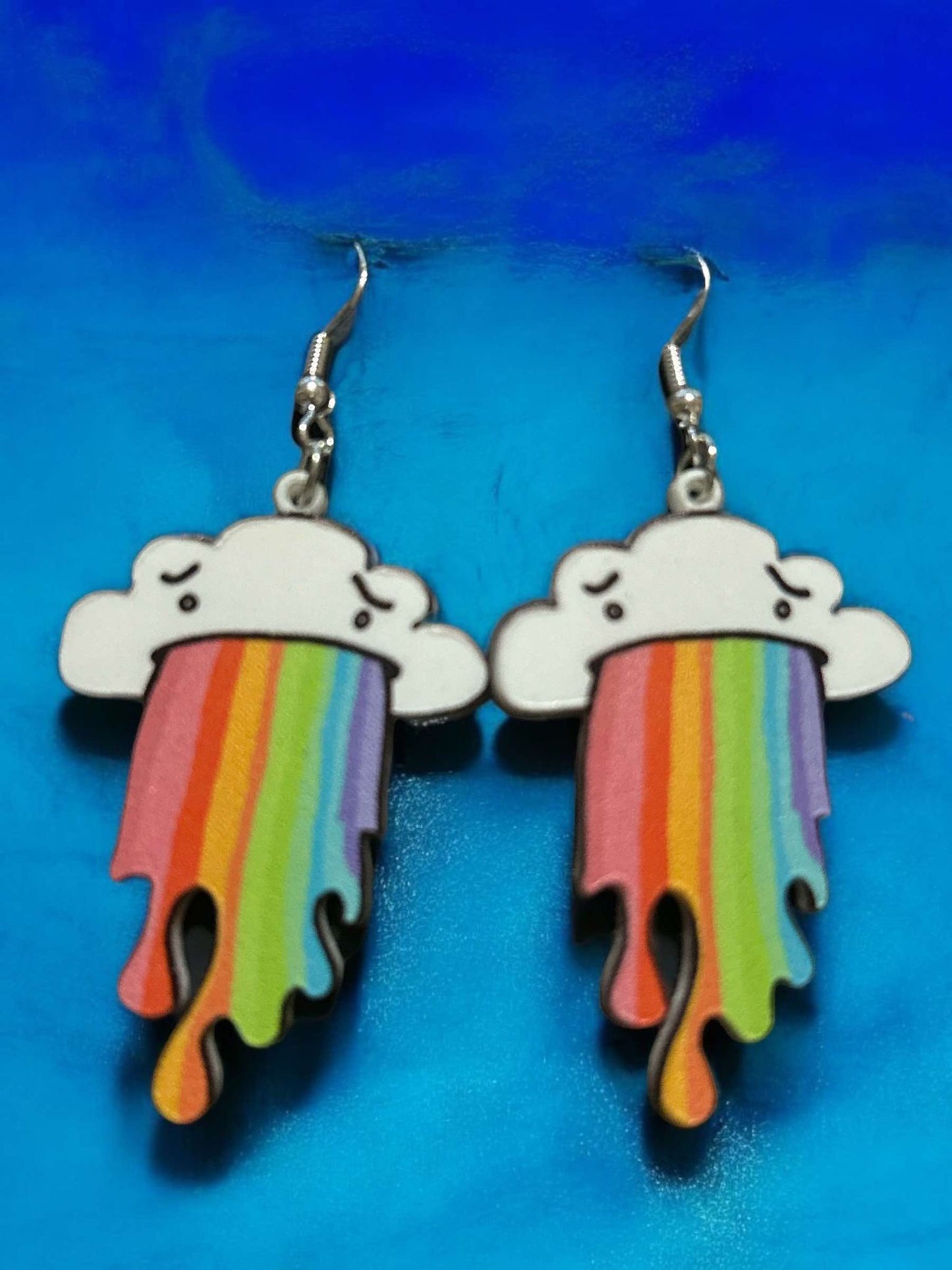 Rainbow Cloud - Novelty Earring