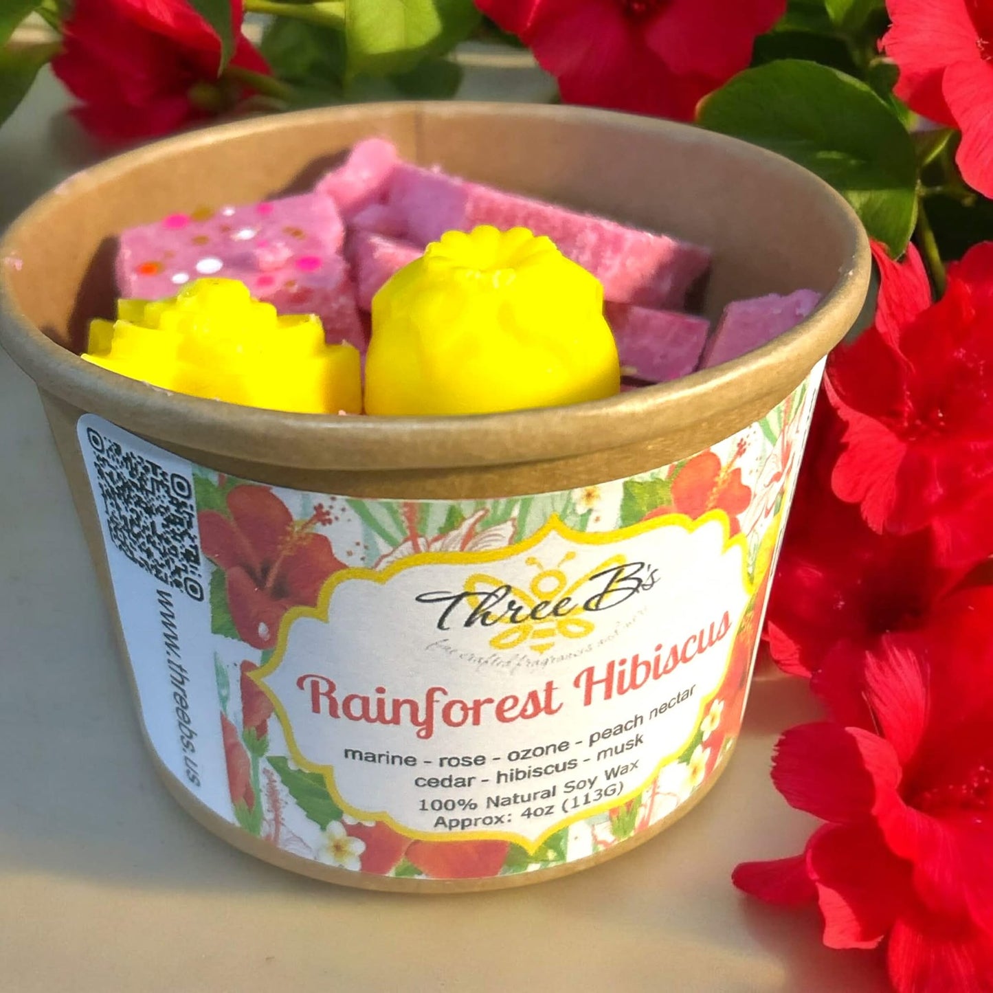 Rainforest Hibiscus - Soy Wax Melt Tub