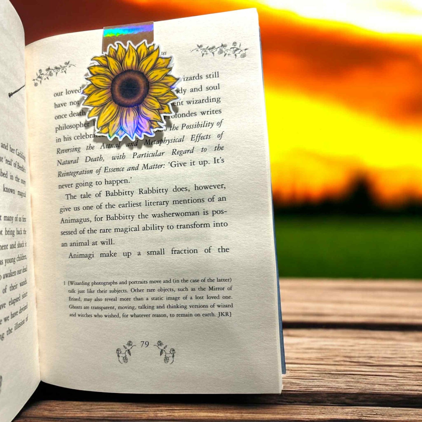 Magnetic Bookmark - Sunflower Yellow