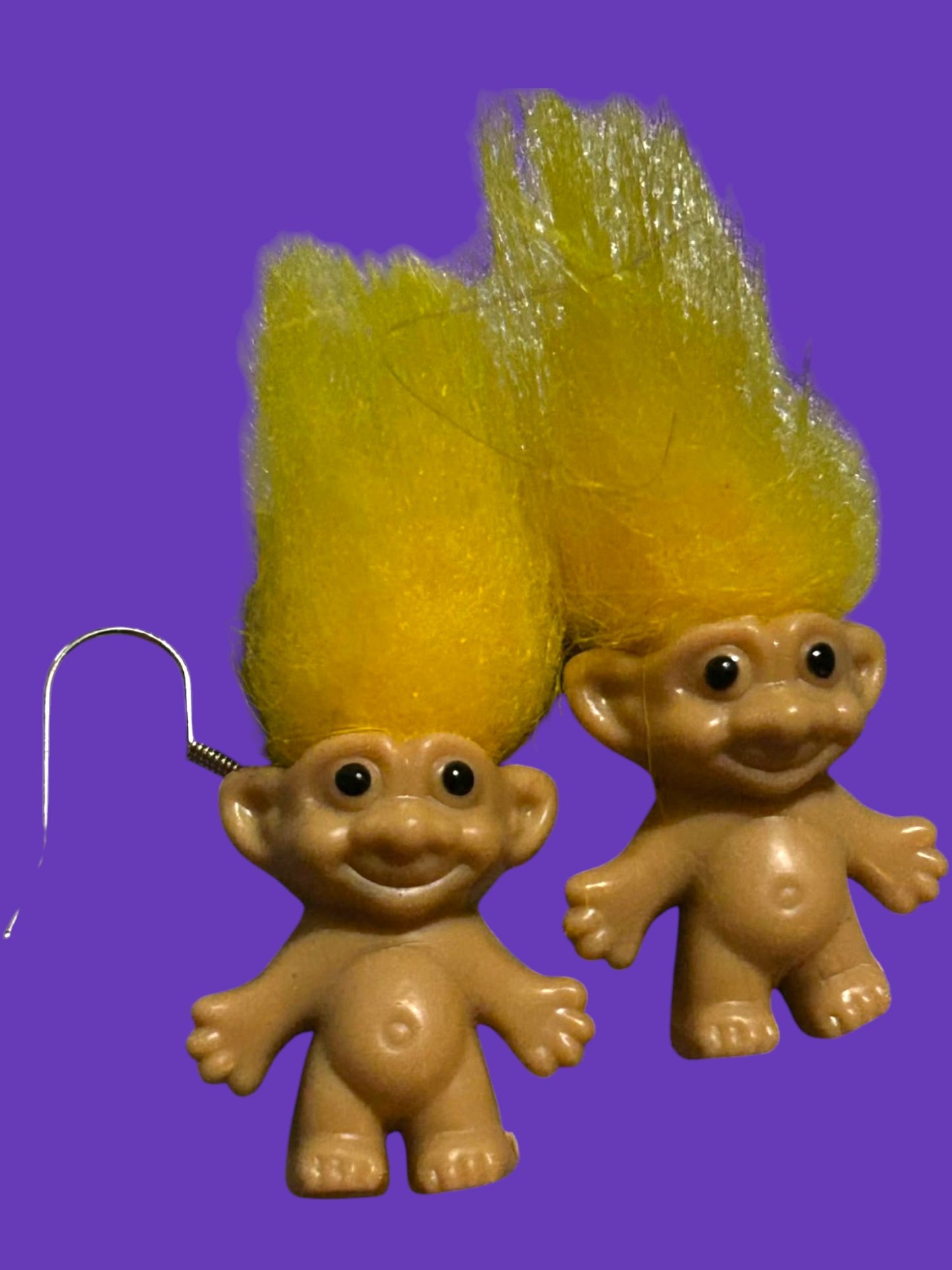 Troll - Yellow - Novelty Earring