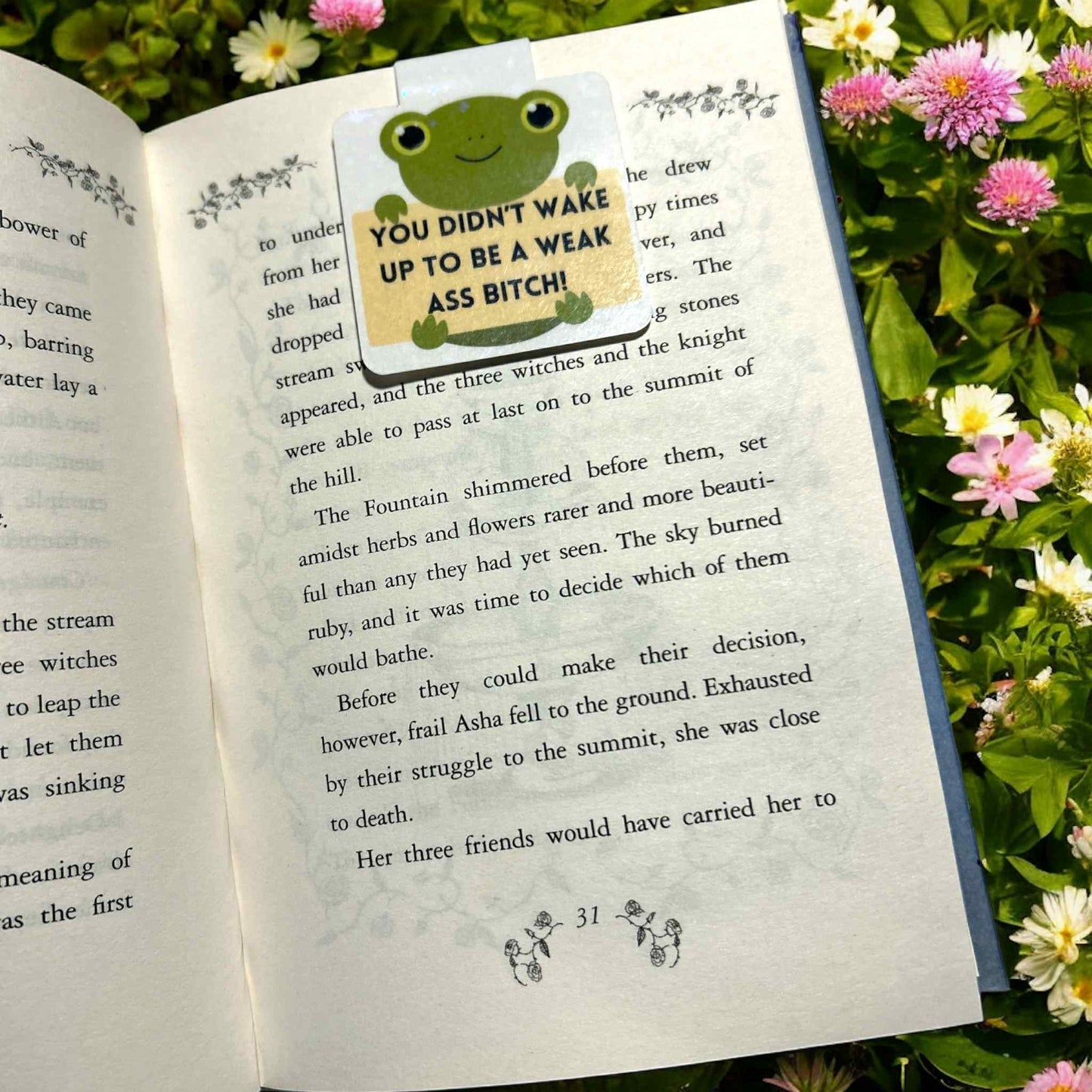 Magnetic Bookmark - Weak Ass Bitch