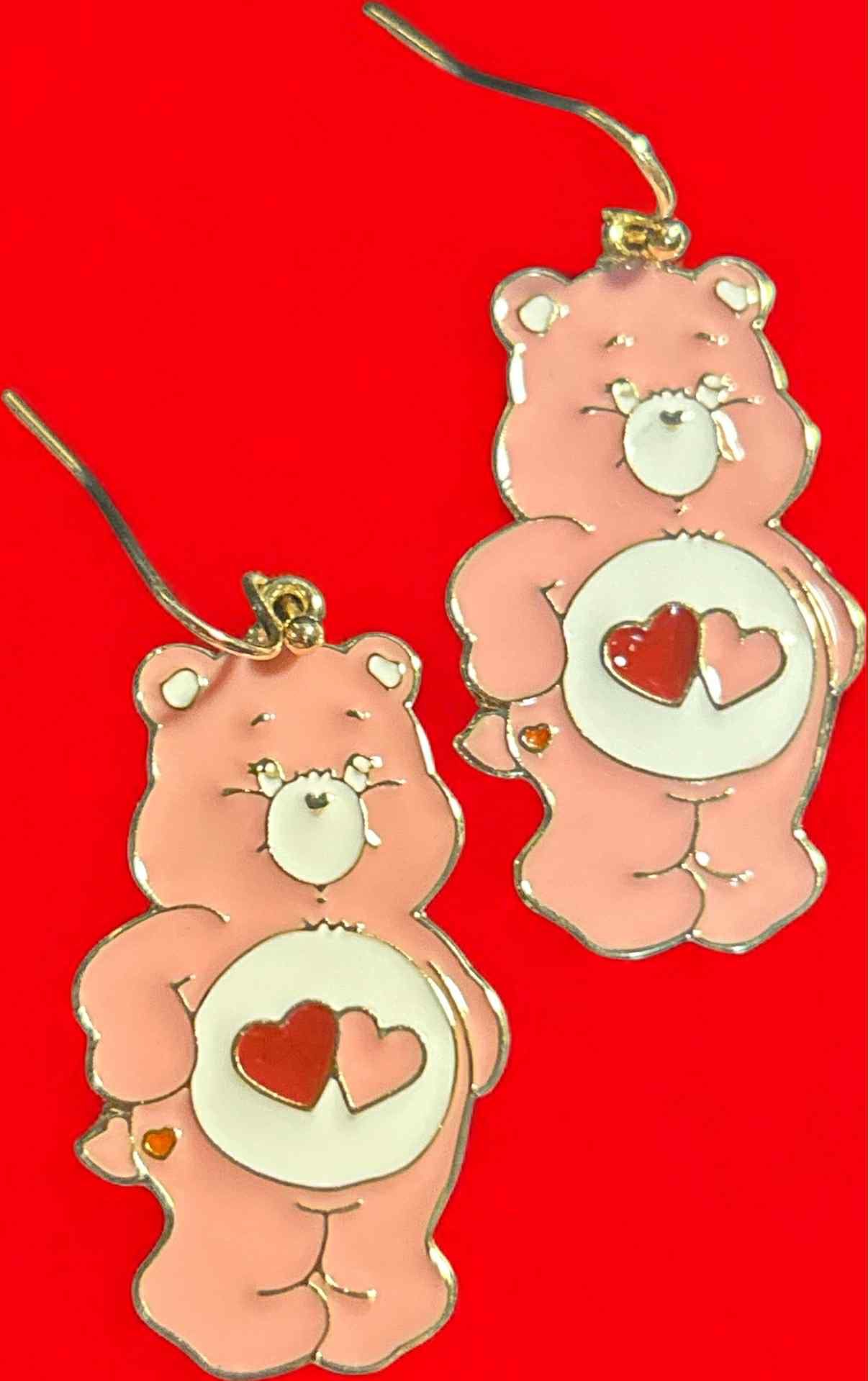 Pink Bear - Novelty Earring