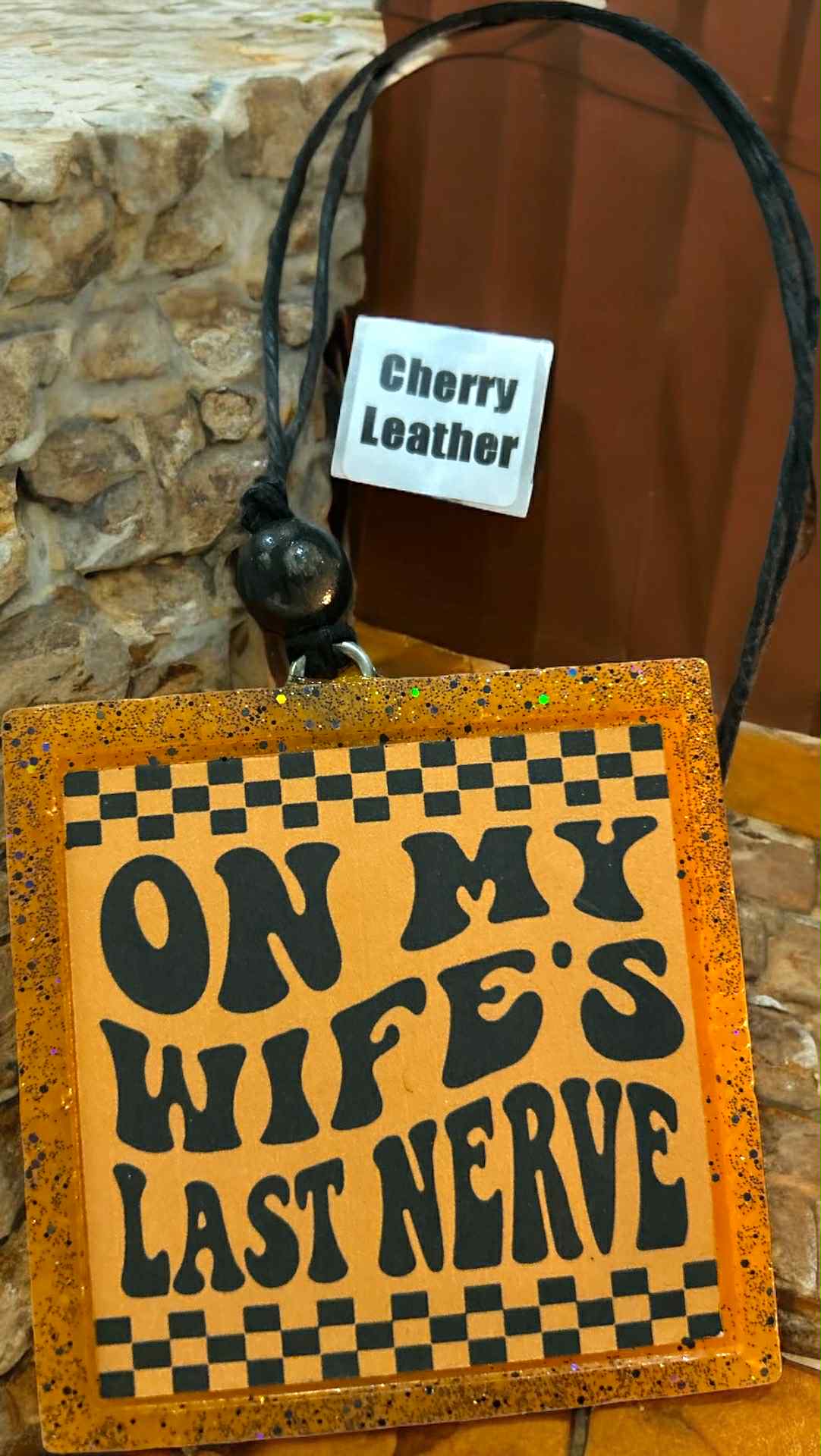 Cherry Leather - Car Freshie