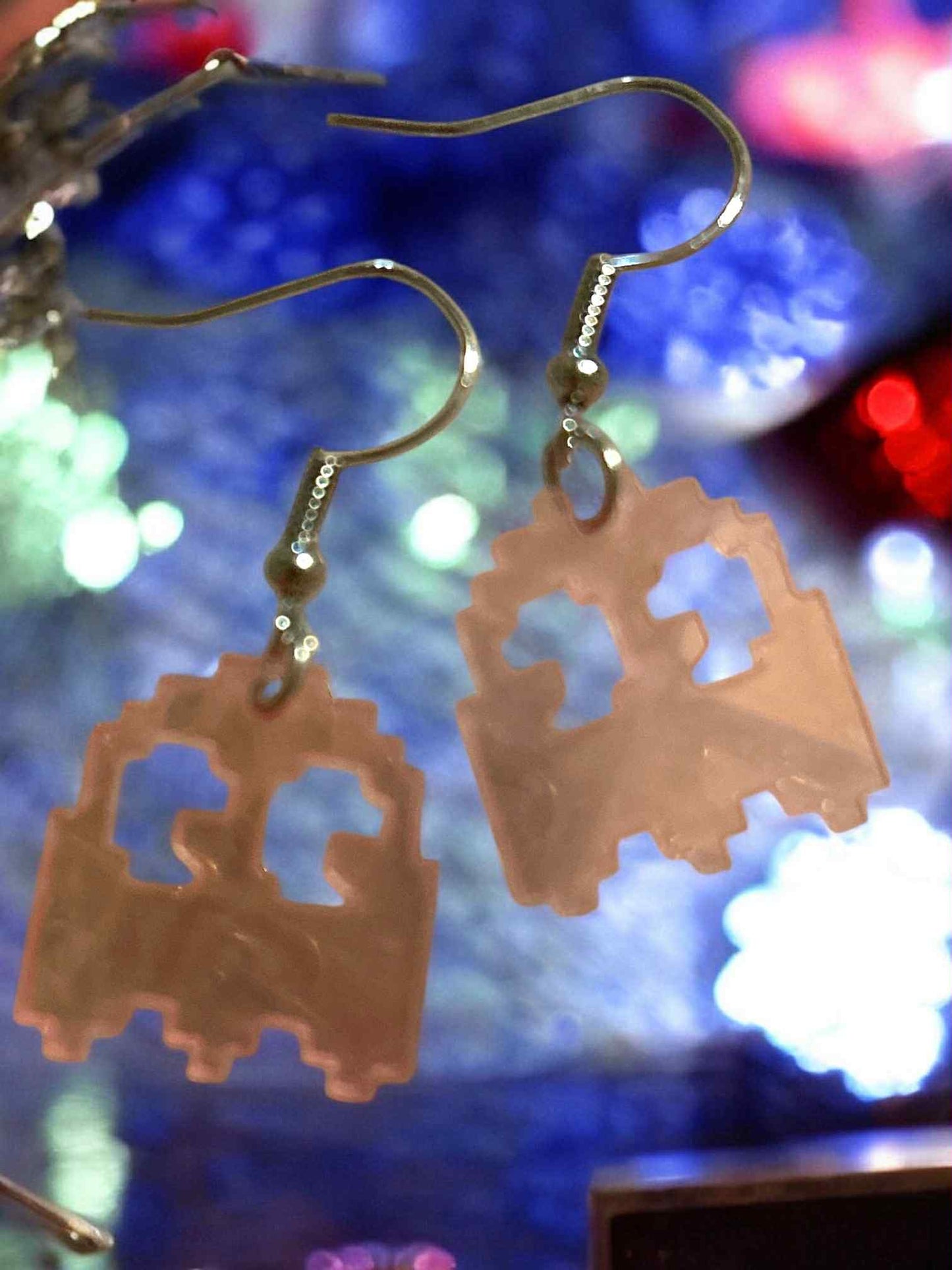 Pink PM Ghost - Novelty Earring
