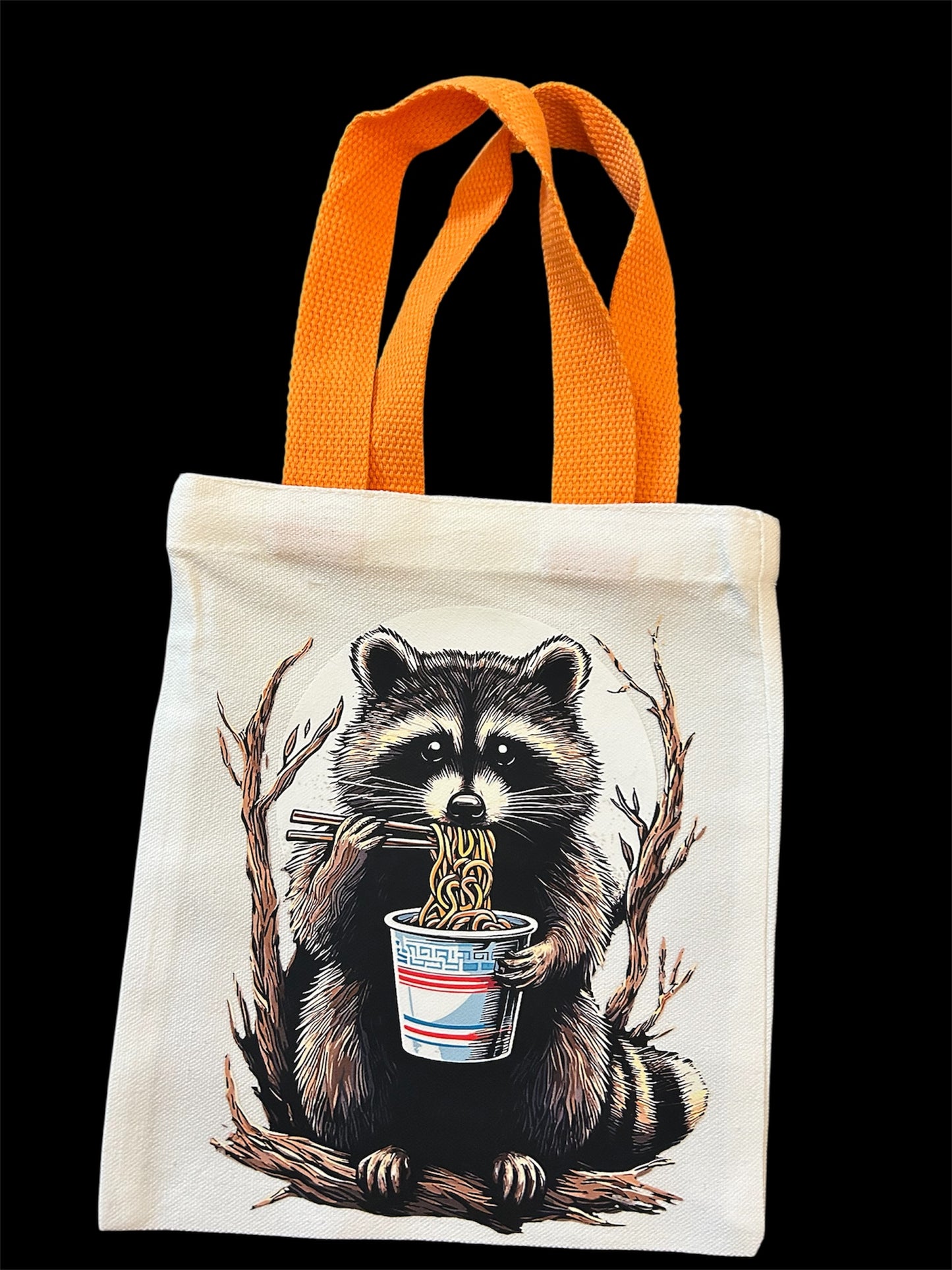 Tote Bag - Noodle Raccoon