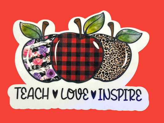 Sticker - Teach Love Inspire
