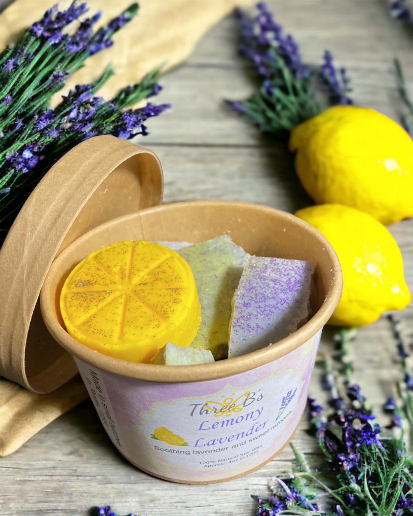 Lemony Lavender - Soy Wax Melt Tub