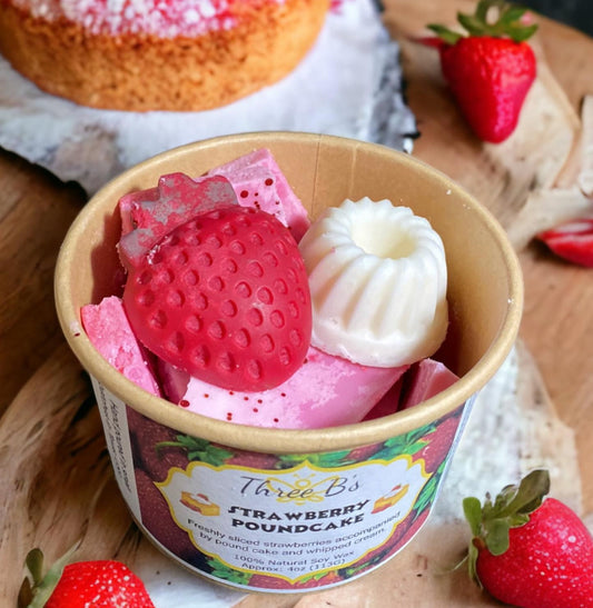 Strawberry Poundcake - Soy Wax Melt Tub