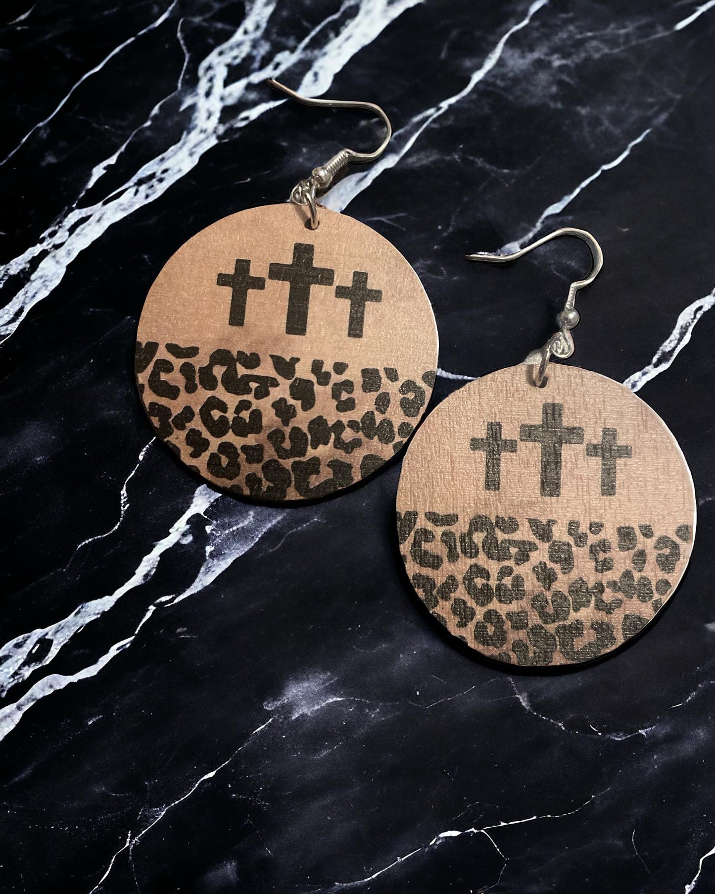 3 Crosses - Novelty Earring