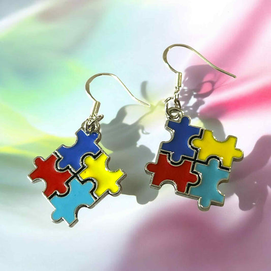 Autism Puzzle - Novelty Earring