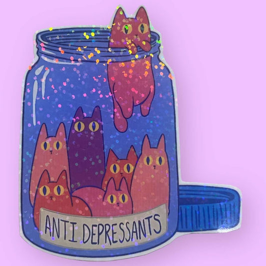 Sticker - Antidepressant Cats