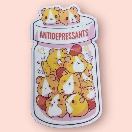 Sticker - Antidepressant Hampster