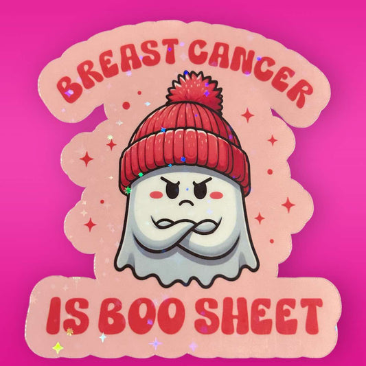 Sticker - Breast Cancer Boo Sheet