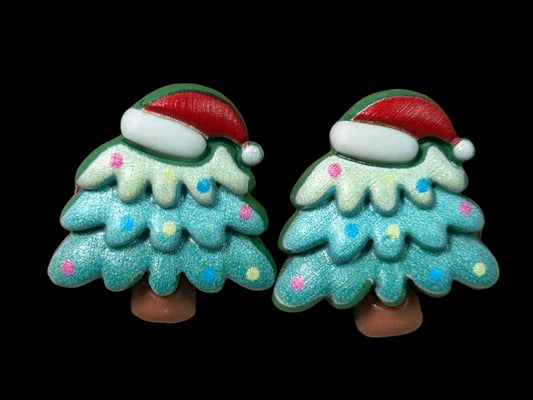 Christmas Tree Stud - Novelty Earrings