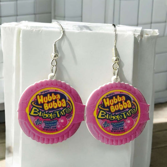 Bubble Gum Flatback - Novelty Earring