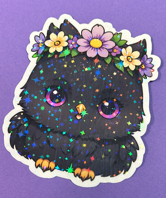 Sticker - Black Owl