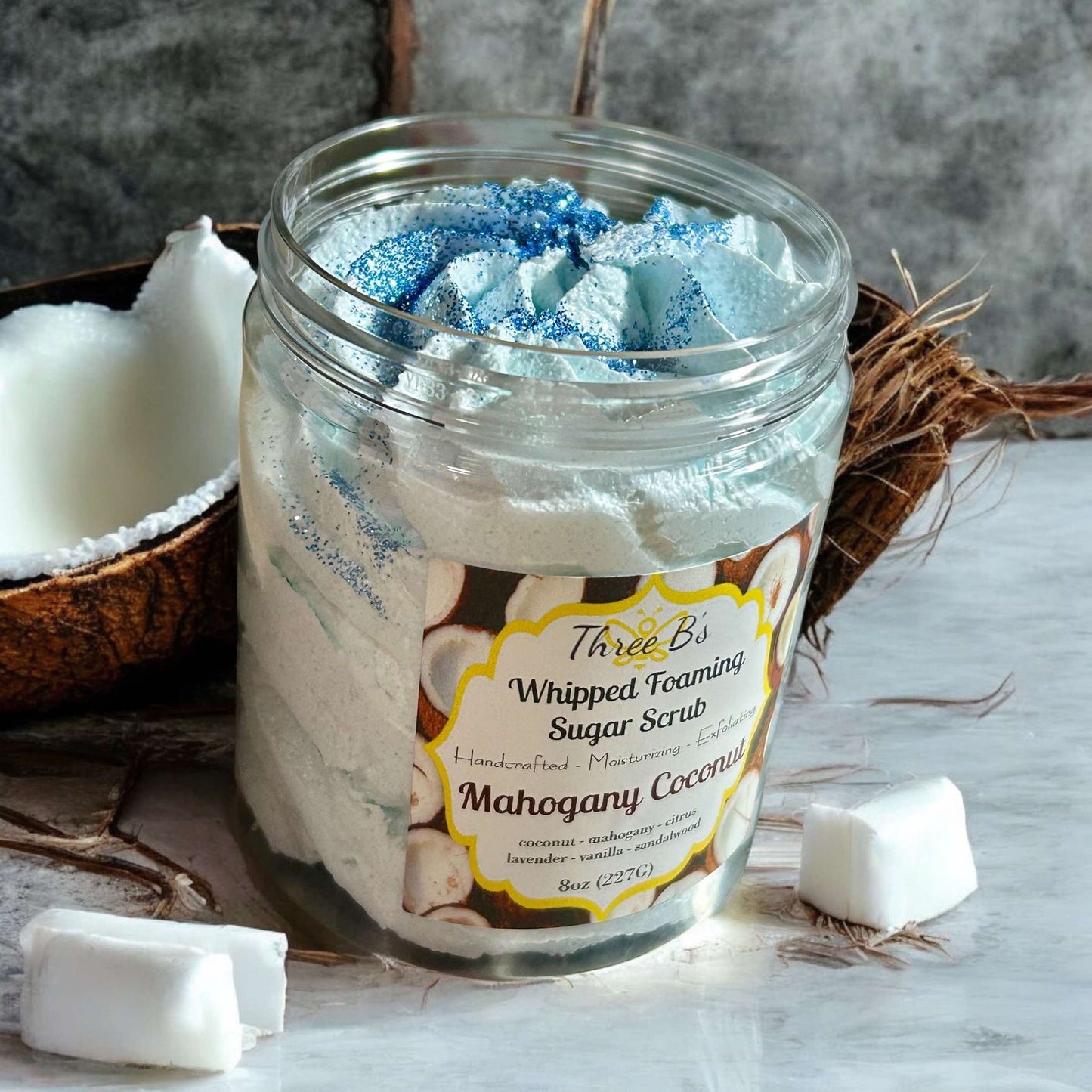 Mahogany Coconut - Whipped Foaming Sugar Scrub