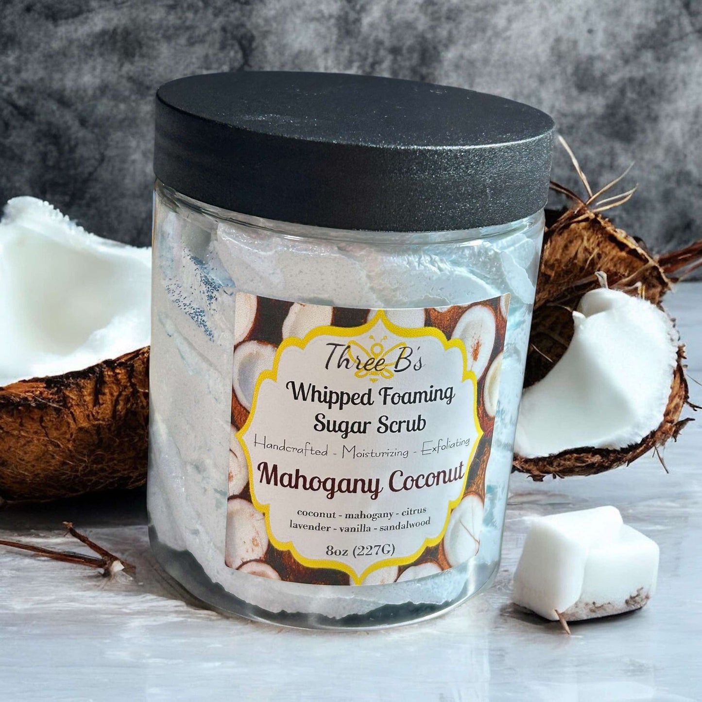 Mahogany Coconut - Whipped Foaming Sugar Scrub