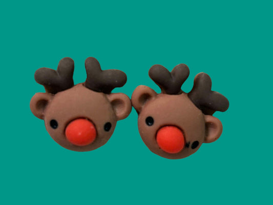 Rudolph Stud - Novelty Earrings