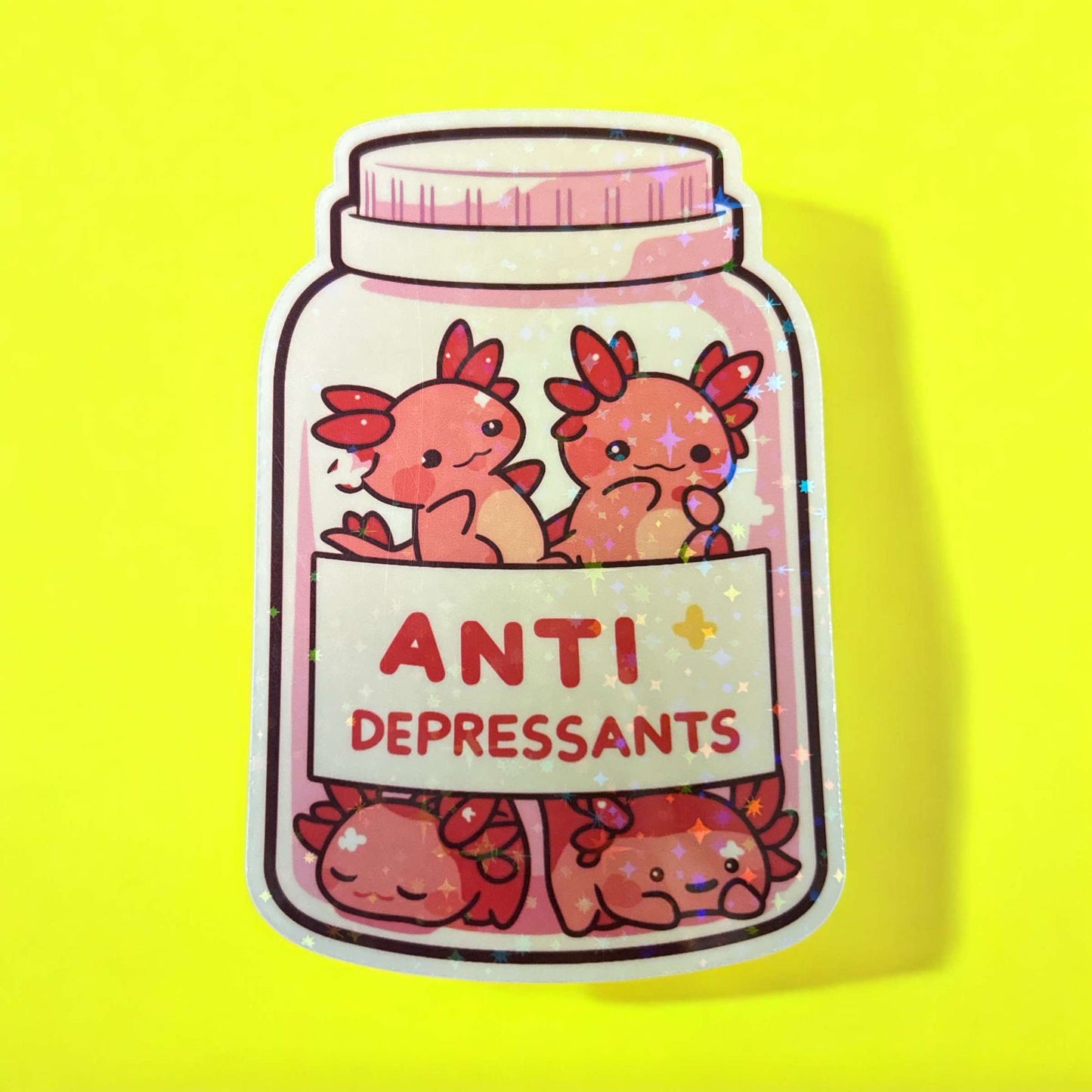 Sticker - Anti-Depressants Axolotl