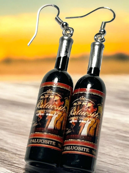 Wine Black - Novelty Earring