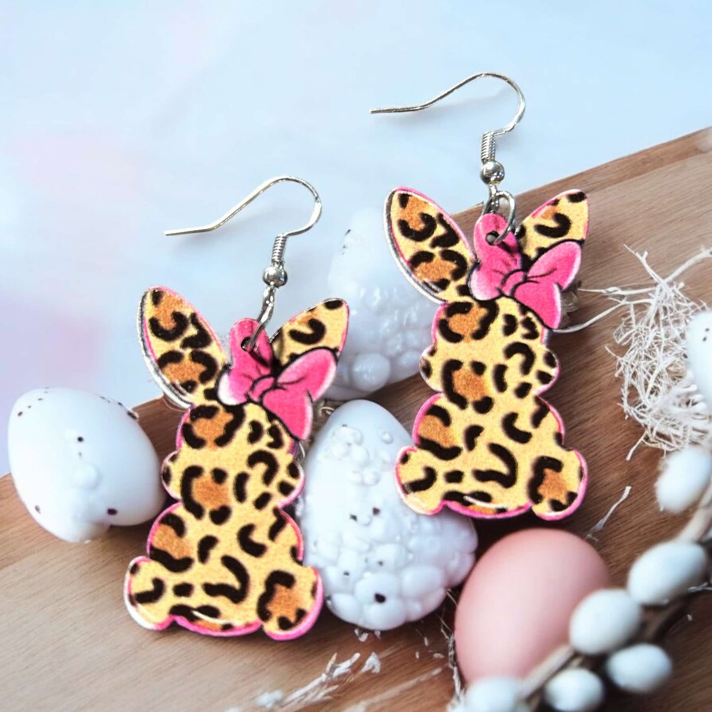 Leopard Bunny - Novelty Earring