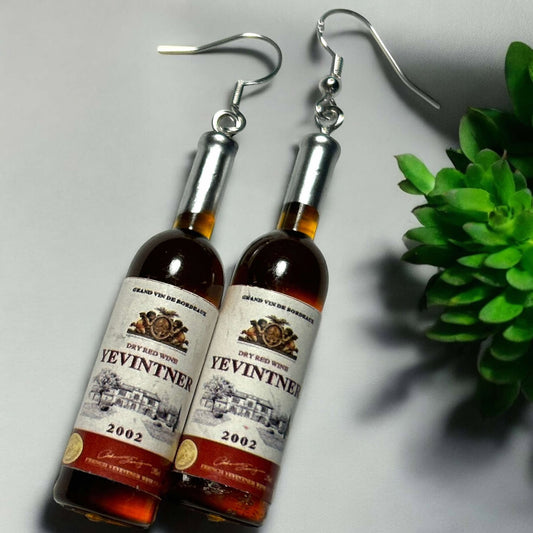 Wine Brown - Novelty Earring