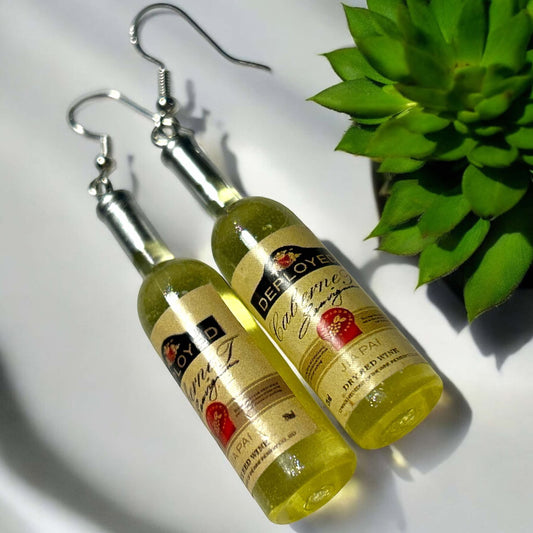 Wine Yellow - Novelty Earring