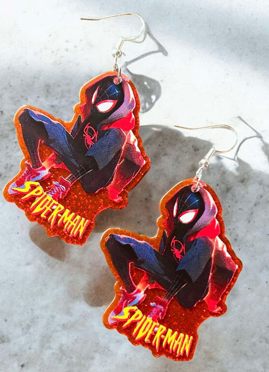Spidy Man - Novelty Earring