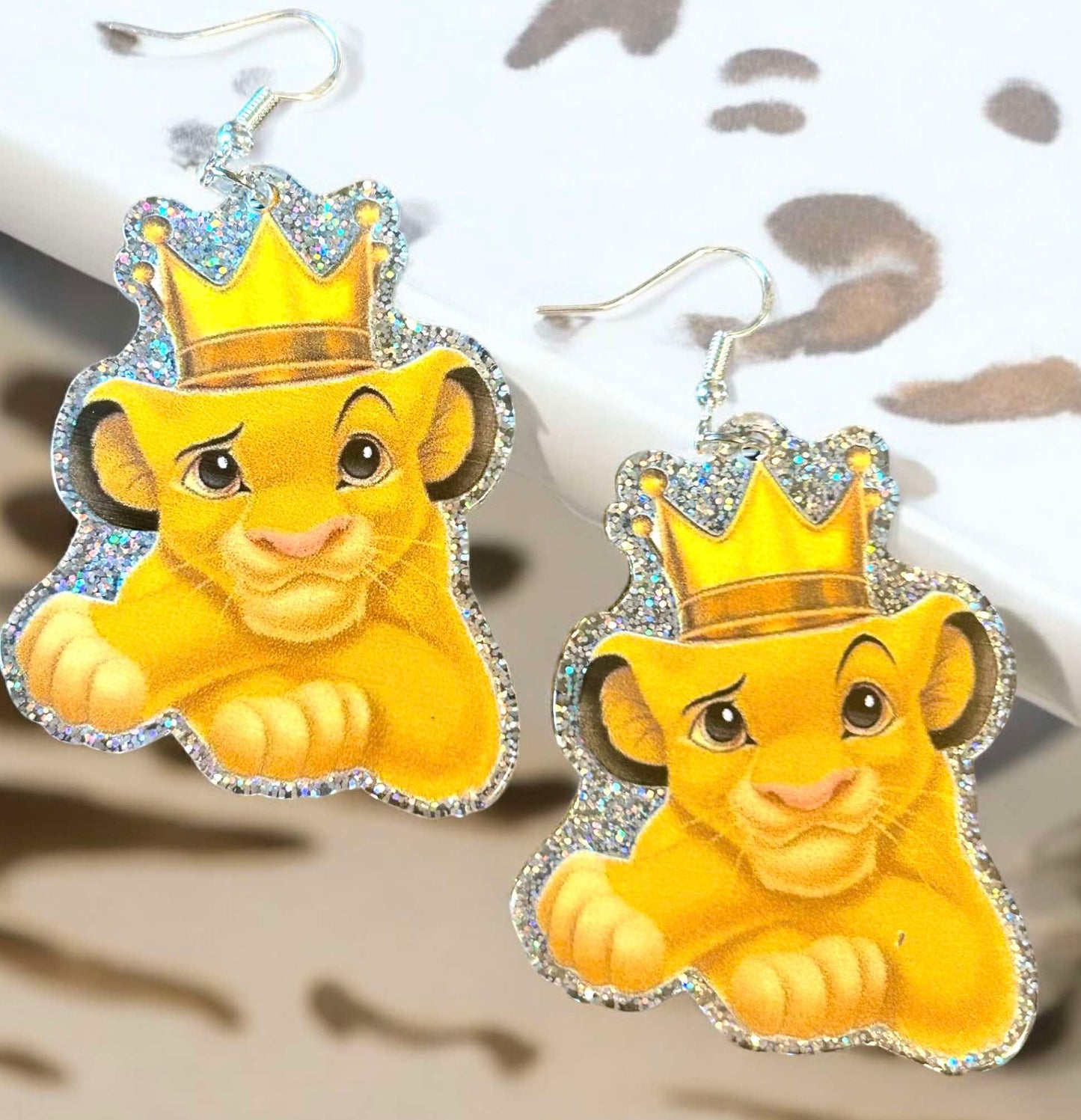 Crown Lion - Novelty Earring